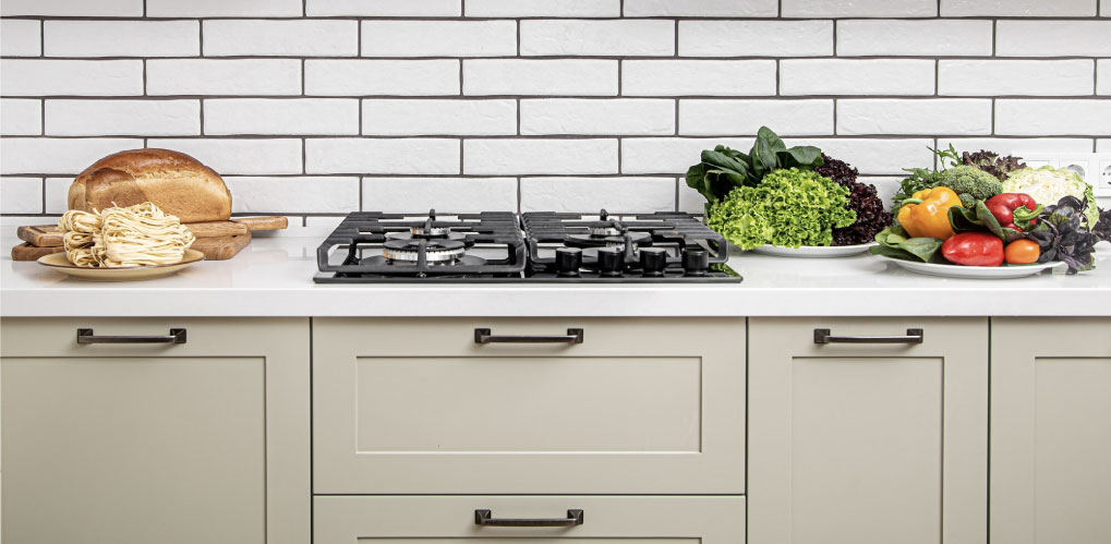 Fondo encimera cocina