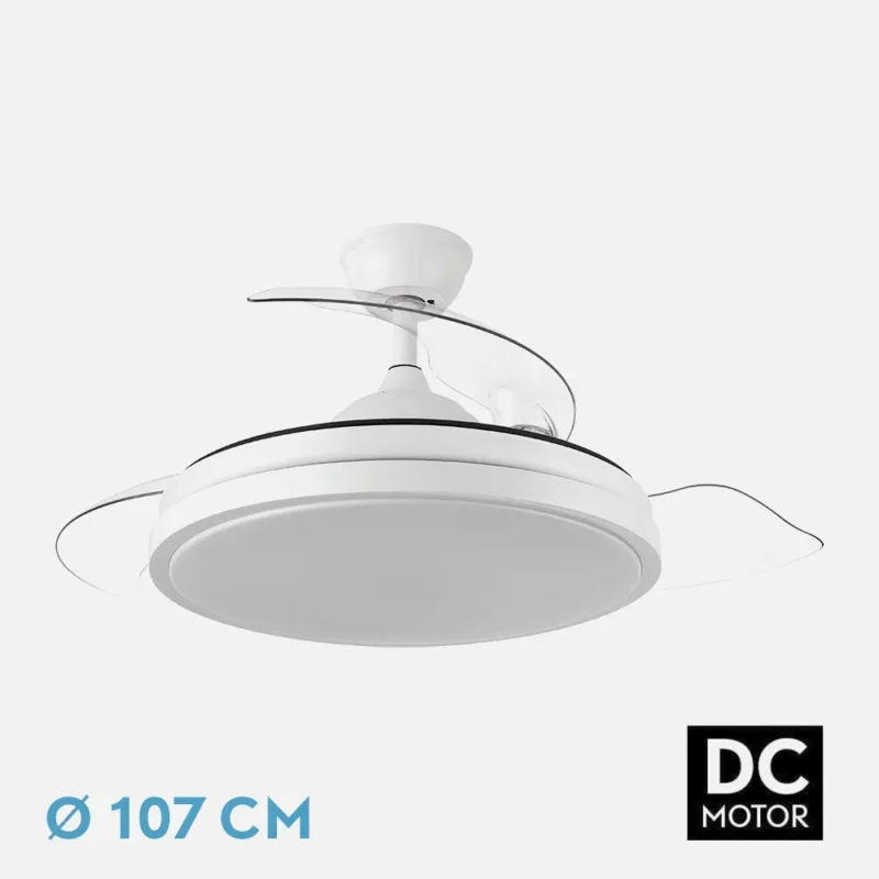 Ventilador Techo Fabrilamp Escorpion Blanco 107d 59w - Imagen 3