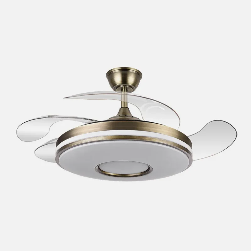 Ventilador Techo Fabrilamp Dani Cuero 107d 59w