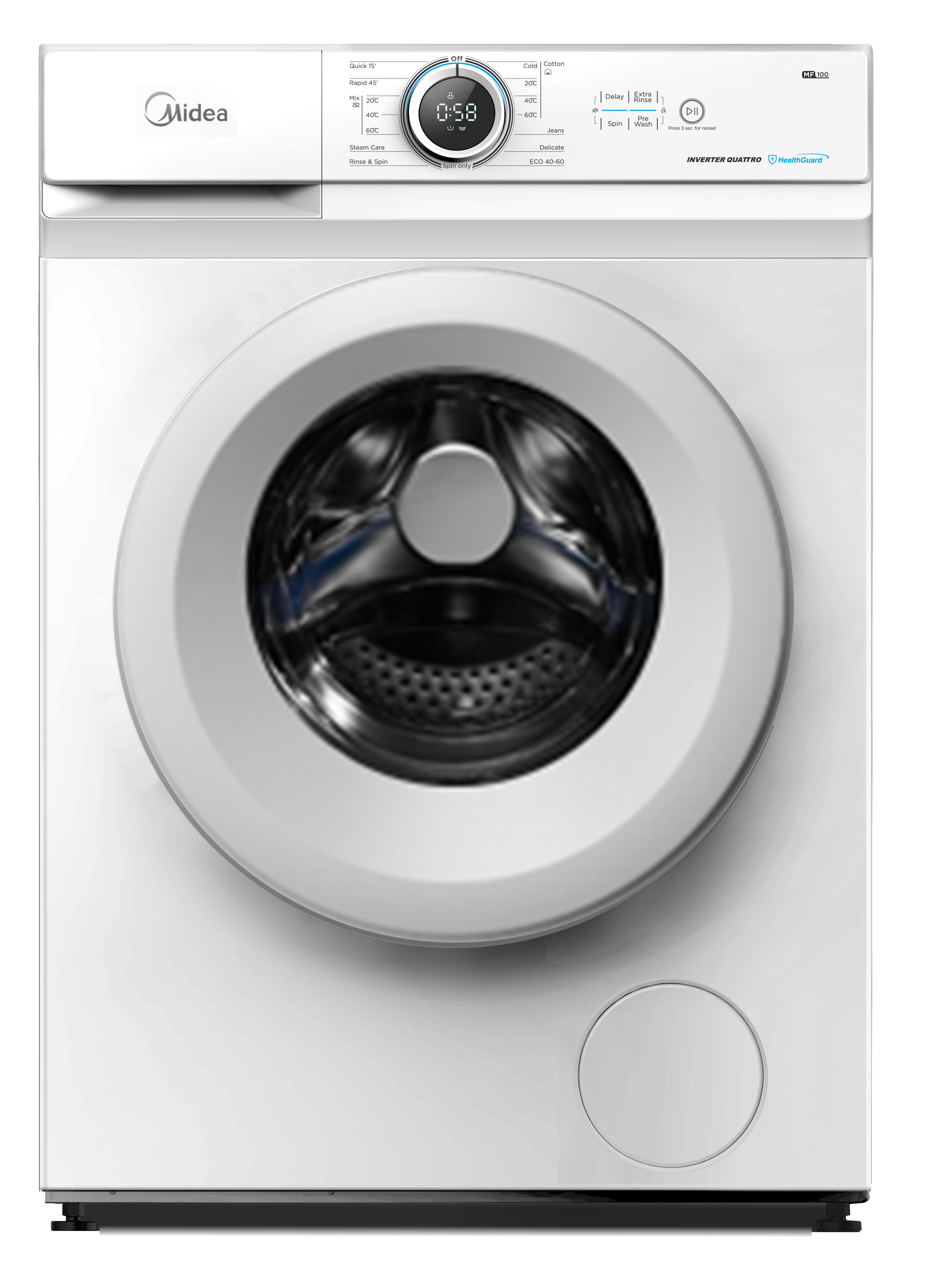 Lavadora Midea MF100W80B