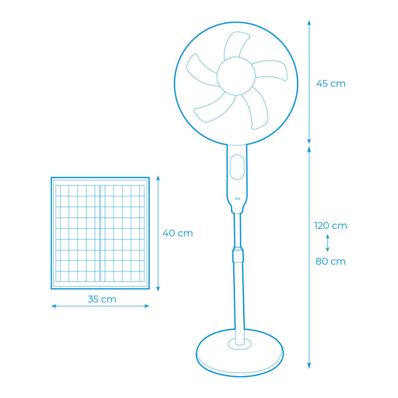 Ventilador Fabrilamp Frontera - Imagen 2