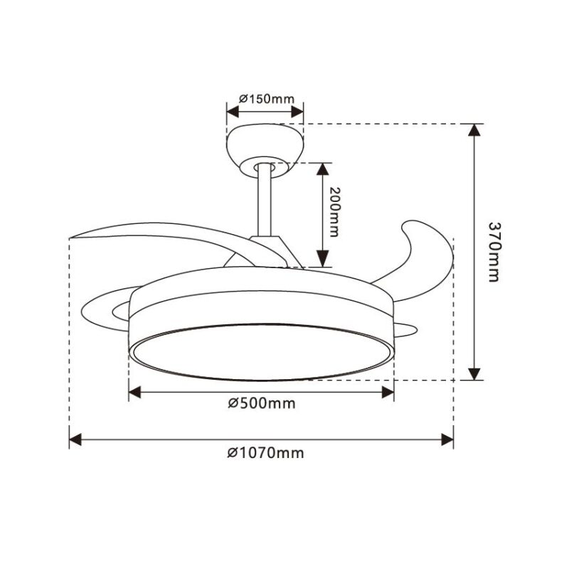 Ventilador de techo Herben - Imagen 3