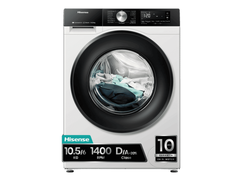 Lavadora Secadora Hisense WD3S1043BW3