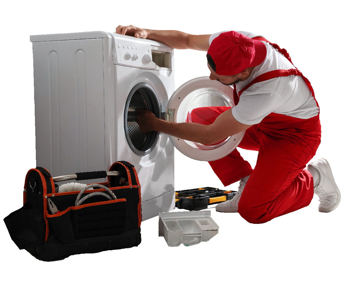 Servicio técnico reparando electrodoméstico