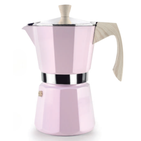 Cafetera Ibili Veneto Rosa 9T