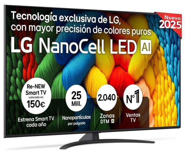 TV LG 65" DLED 65NANO81A6A