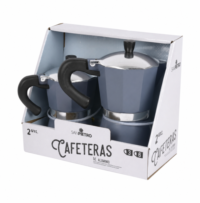 Dúo Cafeteras Sanpietro 3T 6T